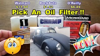 Mobil M1-103 Oil Filter vs. Champ PH2840 Oil Filter vs. Microgard MGL51394 Oil Filter Comparison