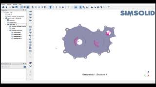 Static Structural Analysis of a Student Baja Car Gearbox in Altair Simsolid