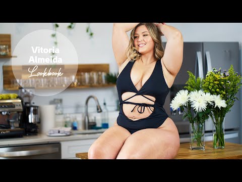 Vitoria Almeida - Outtakes  - Summer Plus size Fashion Lookbook 2021 - 4K