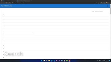 PowerShell Universal Training - Dashboards - Basic Tables