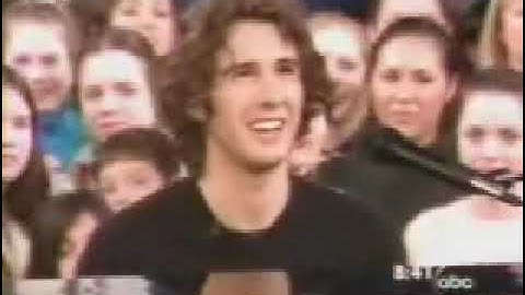 Josh Groban GMA 2004 Remember When It Rained & Per Te (live) - Good Morning America