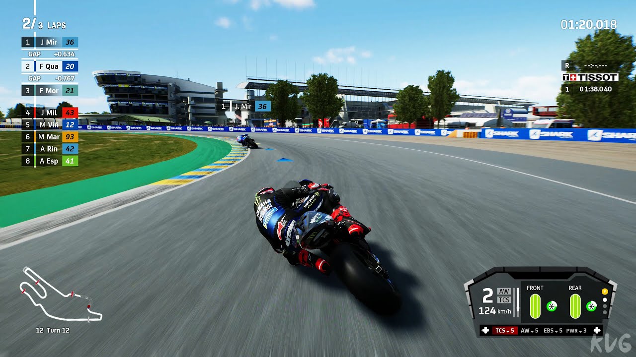 MotoGP 21 - Fabio Quartararo Gameplay (PC UHD) 4K60FPS