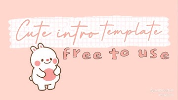 intro pink peach template  [NO TEXT , no credit needed, free to use]