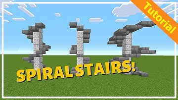 Quick and Easy Spiral Stairs in Minecraft - Tutorial