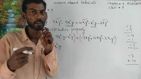Class 7  Exercise 3.3 ( last  video 3)  Chapter 3 ALGEBRA -Math