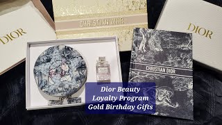 Dior Beauty Loyalty Program Gold Birthday Gifts