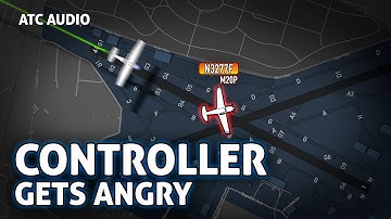 -Why you on the Runway? GET OFF the Runway, NOW! Real ATC Audio