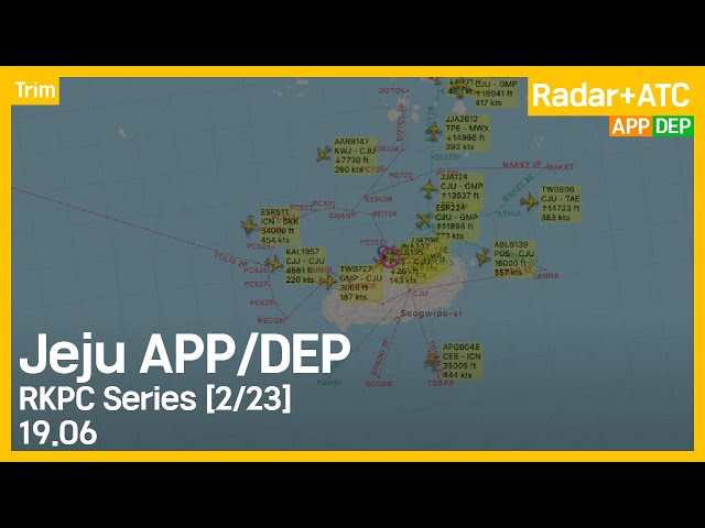 Jeju Approach, Departure ATC [RKPC][CJU] [proJ2] 19.06 class=