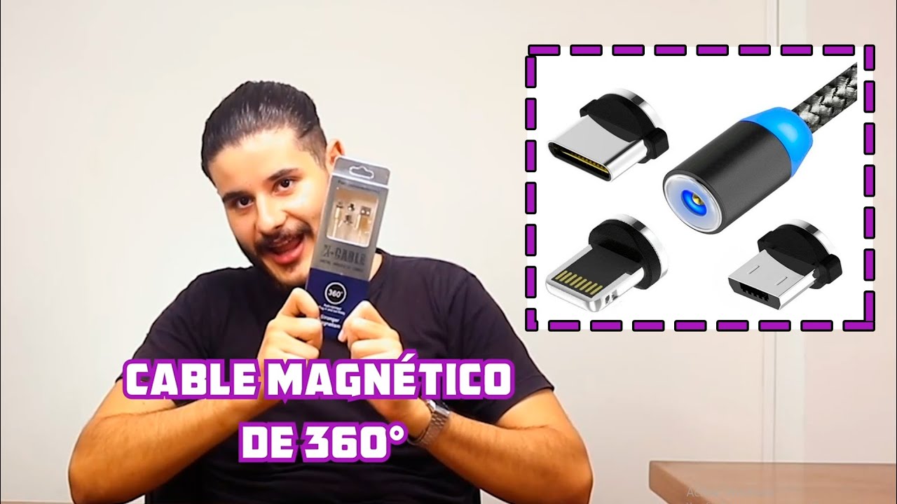 Review de Productos : Cable magnético 360º es bueno ? Funciona? 