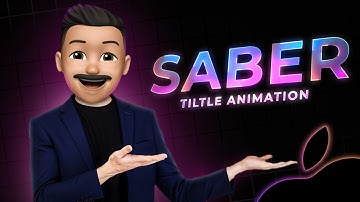 Title Animation Like Apple With Saber Effect | After Effects Tutorial