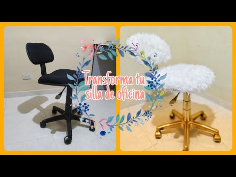 TRANSFORMA TU SILLA DE OFICINA // CHAIR MAKEOVER