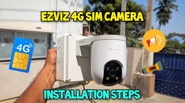 Best CCTV Camera 📸 - Ezviz 4g Camera - How to Install  #trending #hikvision #cctv #diy #camera #tv