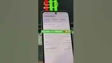 F&O option trading PE put call CE options 40,000 thousand profit zerodha kite