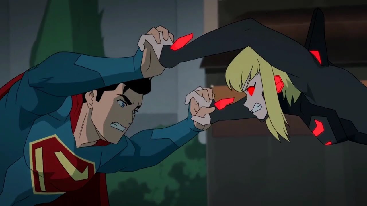 Superman and others vs Kara Zor-El vs Brainiac CMV