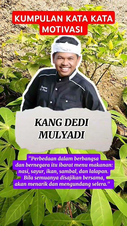 Kata kata bijak Kang Dedi Mulyadi #kdm #dedimulyadi #quotes