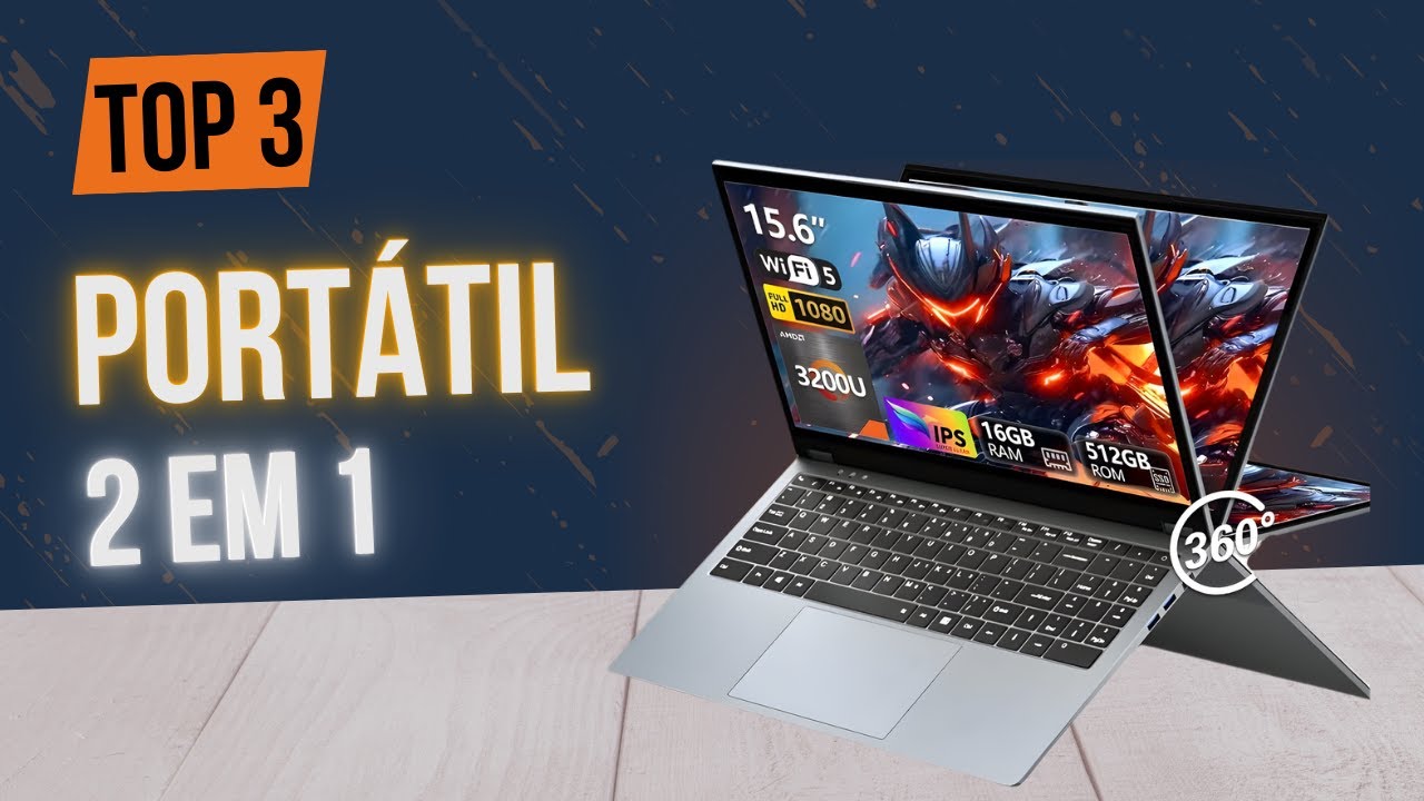 TOP 3 Melhor PC 2 em 1 2026 | Lenovo vs Asus vs Surface