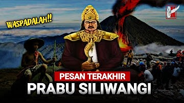 Waspada‼️ Pesan Terakhir Prabu Siliwangi Sebelum Menghilang - Penguasa Buta Dan Lahirnya Ratu Adil