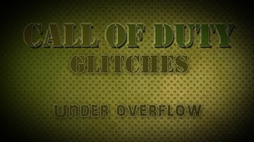 *NEW* Black Ops 2 - Under Map Glitch On Overflow
