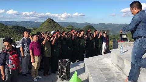 CCB PVPower chào cờ Tổ Quốc tại Cột cờ Lũng Cú