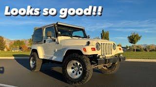 INSANE PAINT REVEAL FOR THE WHITE TJ! by Mort&Co. Garage 226 views 4 months ago 4 minutes, 41 seconds