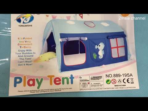 Video: Play tent - Children's tent - Children's play tent - Playhouse for children - Playhouse Happiesta 28563546