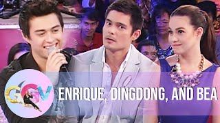 Enrique, Dingdong, and Bea make a fan happy | GGV