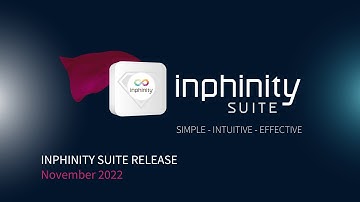 Inphinity Suite Release November 2022: Simple, Intuitive & Effective