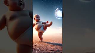 Baby Smashed the Fan Then a Monkey Brought a Fridge #ai #baby #monkey #shortsfeed