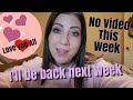 no video this week 😢 I&#39;ll be back next week
