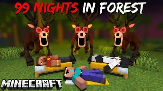 99 Nights in the Forest 🌲 | Minecraft Horror Story (Part 1)