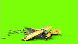 Plane Crash Vfx Green Screen 4k | Chromatic Cinema