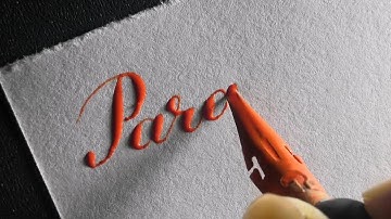 Calligraphy writing video #calligraphy #lettering