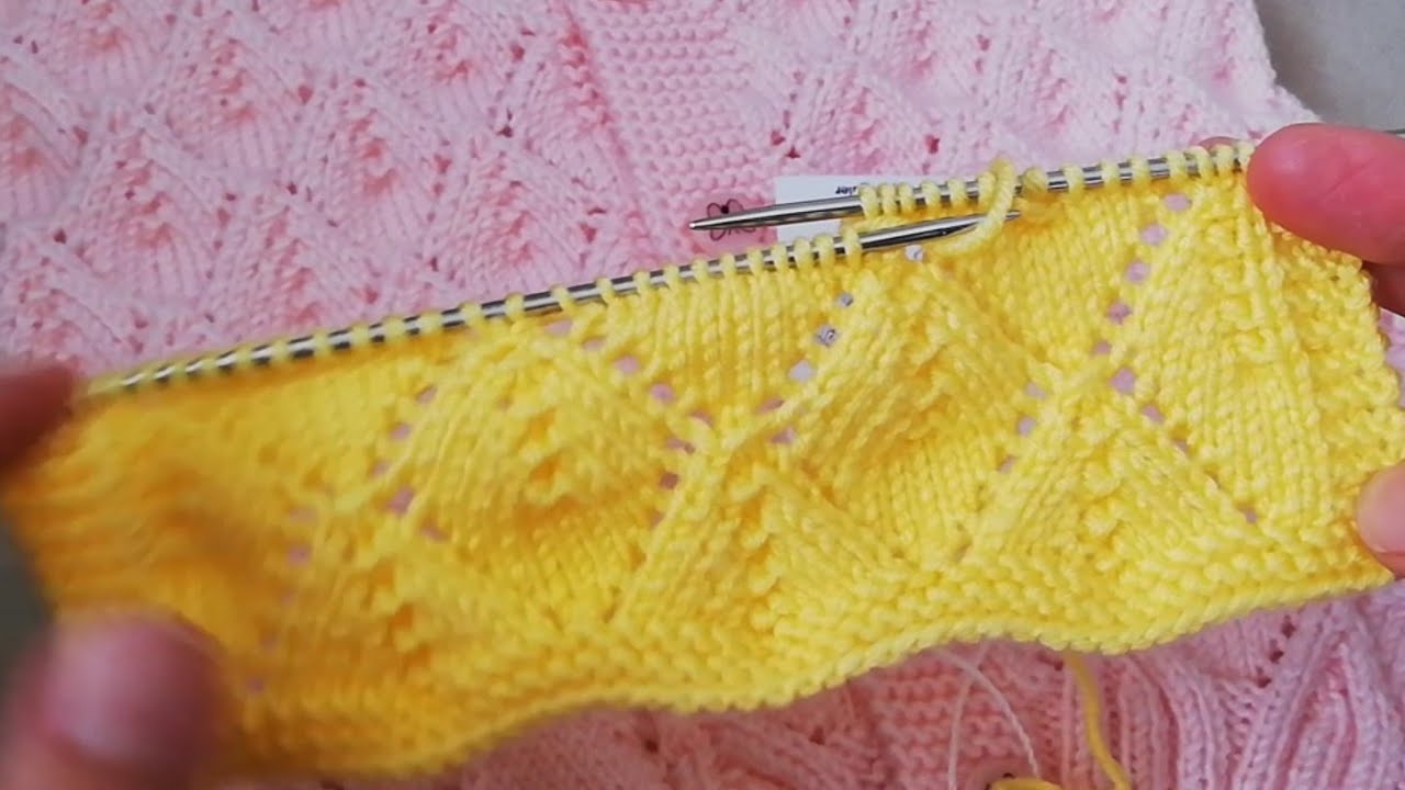 AJURLU BÜYÜK BAKLAVA DİLİMLİ BADEM MODELİ/ KOLAY AJURLU YELEK MODELİ