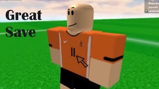 ROBLOX Iker Casillas vs Arjen Robben (STUNNING SAVE!)