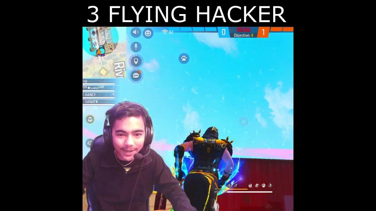 3 FLYING HACKER IN CS RANKED VS LAKA GAMER😱 