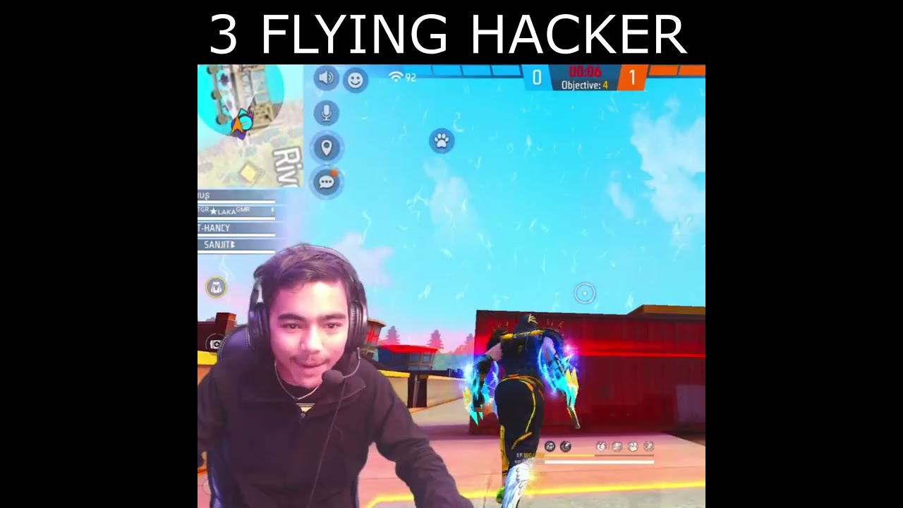 3 FLYING HACKER IN CS RANKED VS LAKA GAMER😱 