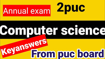 2puc Computer science keyanswers of annual exam 2023