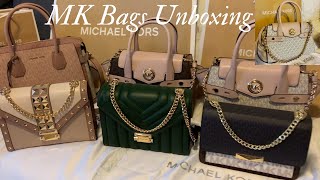 Michael Kors Carmen MD Satchel SET Grey – My Bag Obsession