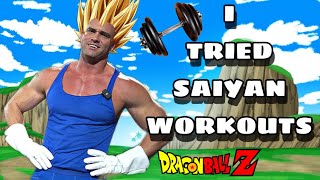 I tried Goku and Vegeta's HARDEST workouts!