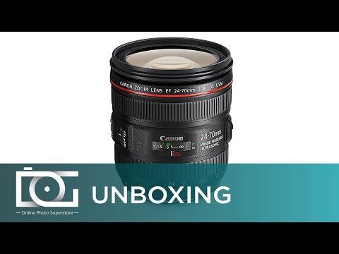 UNBOXING REVIEW | CANON EF 24-70mm f/4L IS USM Standard Zoom Lens