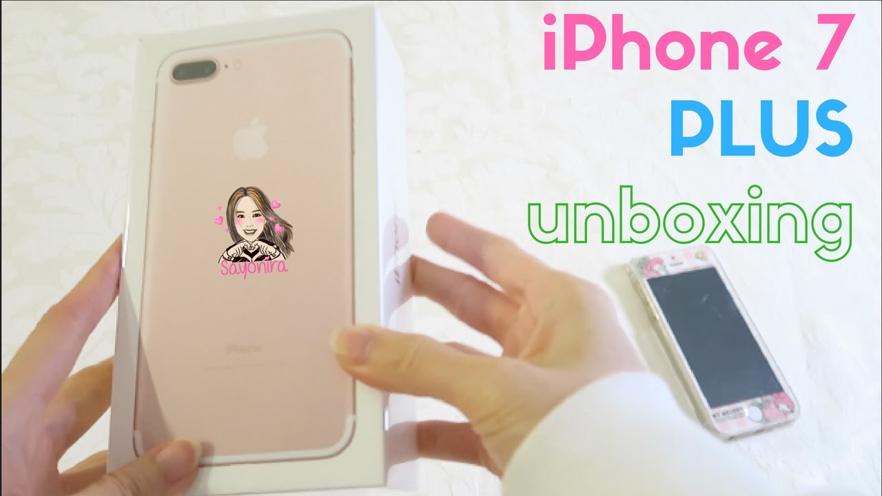 iPhone 7 Plus Unboxing (Rose Gold) YouTube