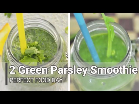 2-green-parsley-base-smoothie---smoothie-for-weight-loss-,-clear-skin-,detox-&-cleanse-your-colon