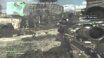 Commentary: MW3 MSR Quickscoping MOAB Hunt #2 on Fallen : Dropzone Gameplay