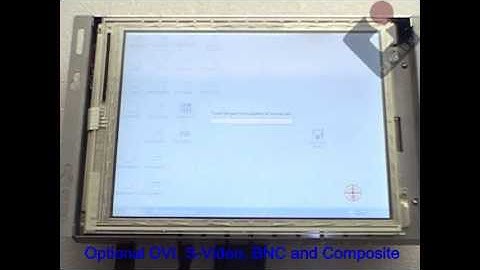 HBT-0842OTEAR(U), 8.4" High Bright Resistive Touch Screen LCD Open Frame Monitor