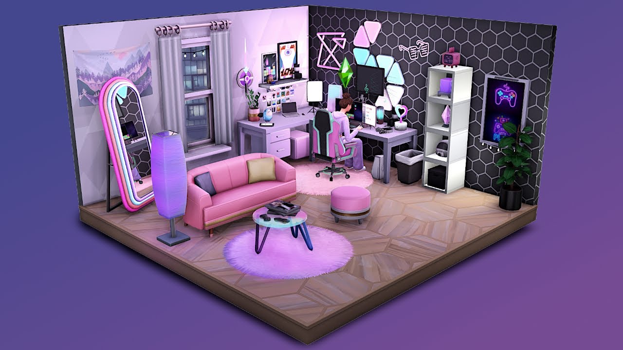 Sims 4 Gamer Room Cc