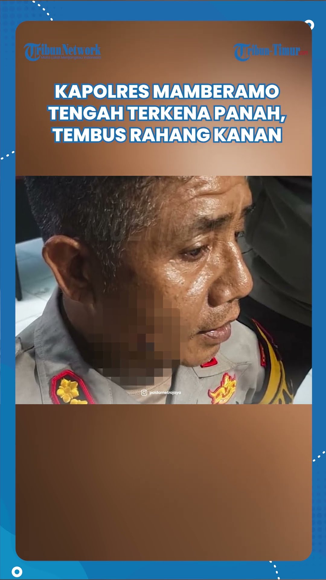 SHORT | Imbas Kerusuhan Pilkada di Papua Pegunungan, Kapolres Mamberamo Tengah Terkena Panah