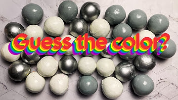 ASMR Clay Cracking - Guess The Color Game (No Talking) #claycracking #guessthecolorgame