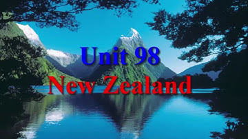 New Zealand Learn English via Listening Level 3 Unit 98