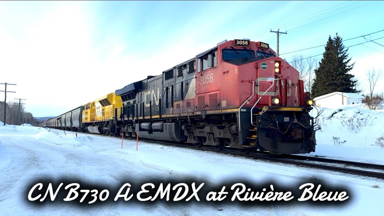 CN B730, A EMDX at Rivière Bleue 