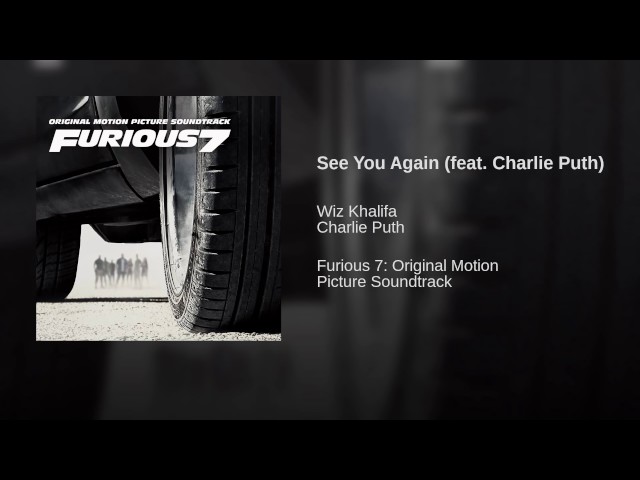 Wiz Khalifa ft Charlie Puth-See you Again[Official audio] class=